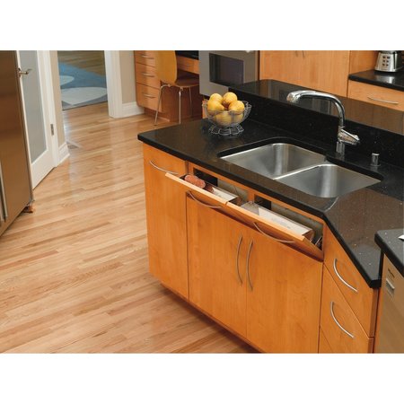 Rev-A-Shelf Rev-A-Shelf Stainless Steel Slim TipOut Trays for Sink Base Cabinets 6541-14-52